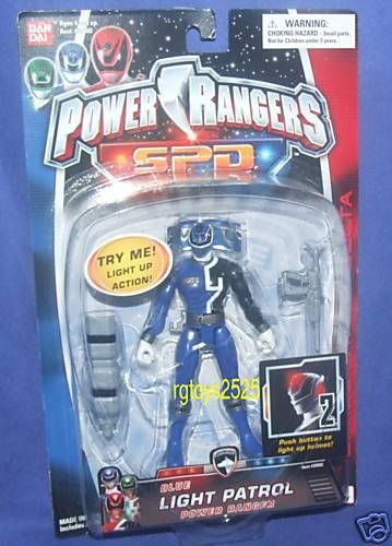 Power Rangers SPD Light Patrol BLUE Ranger New  