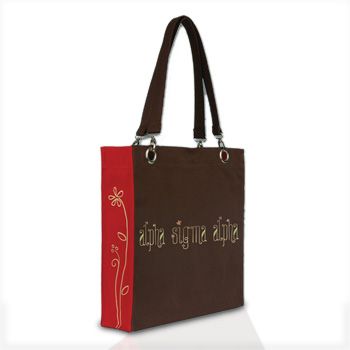 NEW Alpha Sigma Alpha   Canvas Tote   Cute and Durable  