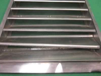 ALUMINUM MILL WALL LOUVER VENT w/ MESH SCREEN 12 x 18  