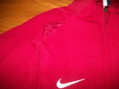 MENS NIKE RED US SOCCER JACKET LINED WINDBREAKER S  