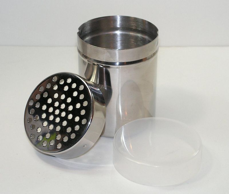 11oz Stainless Steel Fine & Course Baking Shaker Set  