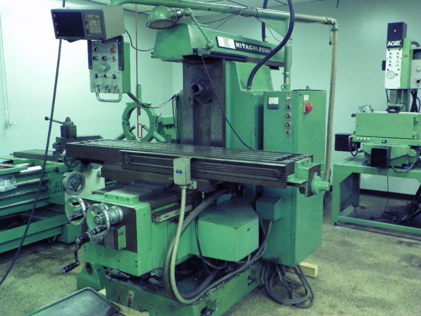 Hitachi Seiki 15KP 105 Plain Horizontal Mill Milling Machine  