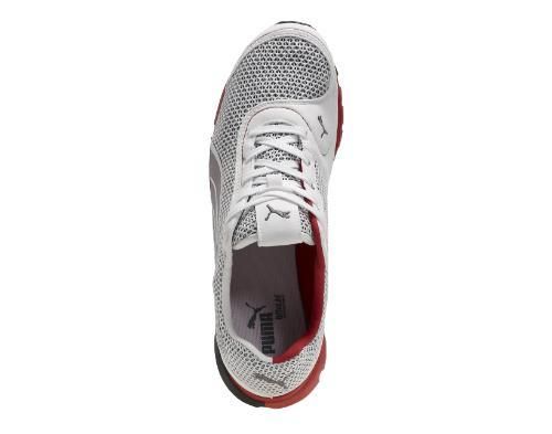 NEW MEN PUMA YUGORUN MESH WHITE RED GRAY ORIGINAL NIB  