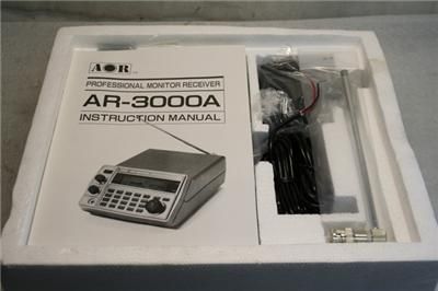 AOR AR 3000A COMMUNICATION SCANNER RECEIVER AR3000A NEW  