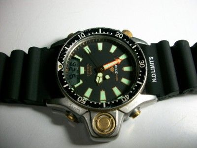 Rare Citizen PROMASTER AQUALAND Quartz Dive Watch  