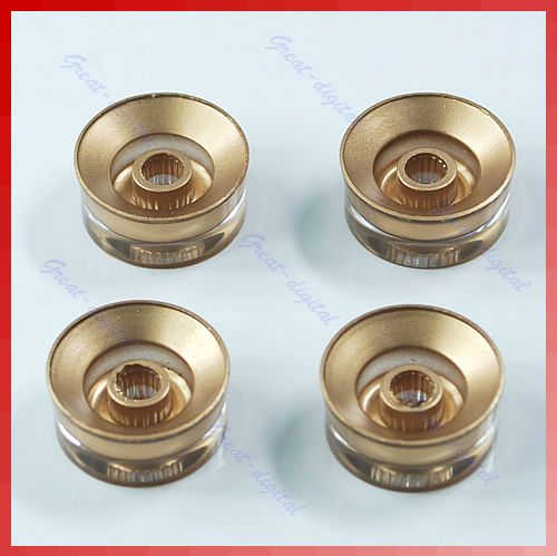 4Pcs Gold Speed Control Knob Numerals For Gibson Les Paul Electric 