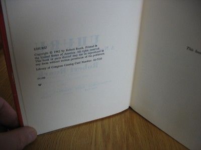 First Edition 1962 Uhuru Robert Ruark Hard Cover Bound & Protective 