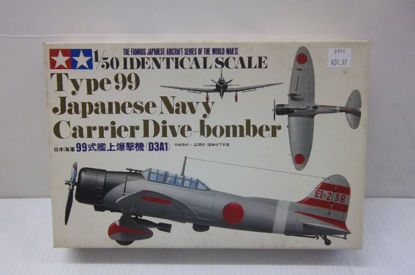 TAMIYA 1/50 SCALE TYPE 99 JAPANESE DIVE BOMBER MODEL  