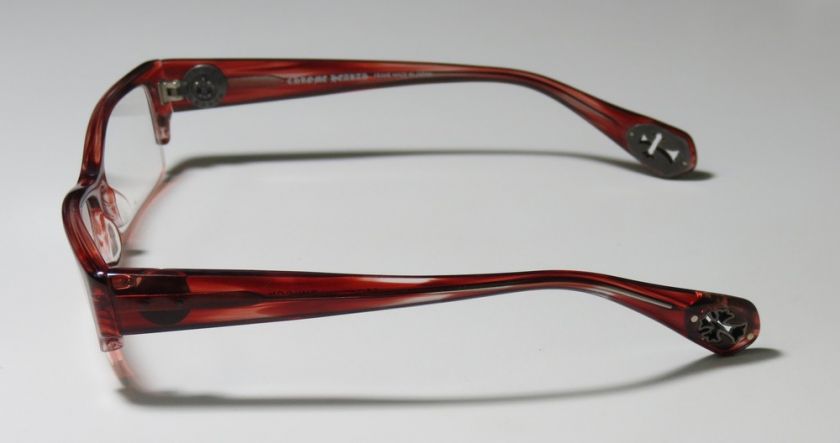 NEW CHROME HEARTS TWIGGY CHERRY/STERLING SILVER VISION EYEGLASSES 