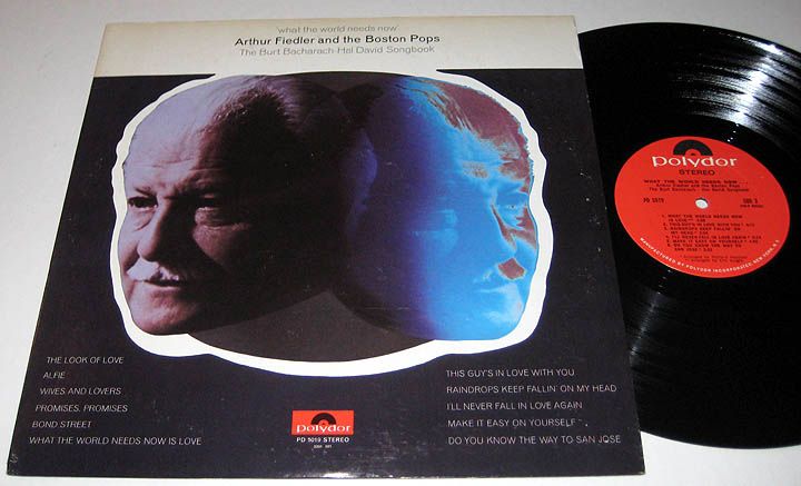 ARTHUR FIEDLER Burt Bacharach/Hal David Songbook MINT  