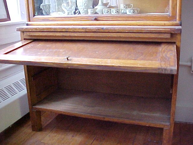 OLD MACEY Stacking Barrister Lawyer Oak Bookcase  