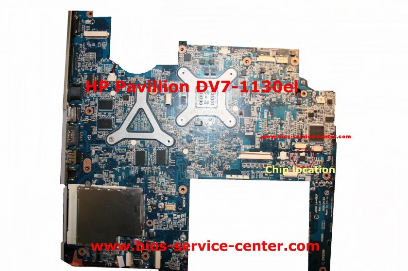 How can I find the BIOS Chip location for the Asus G73JH?