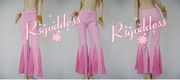 belly dance Costu me Twinkling Fishtail trous ers pants 10 colours