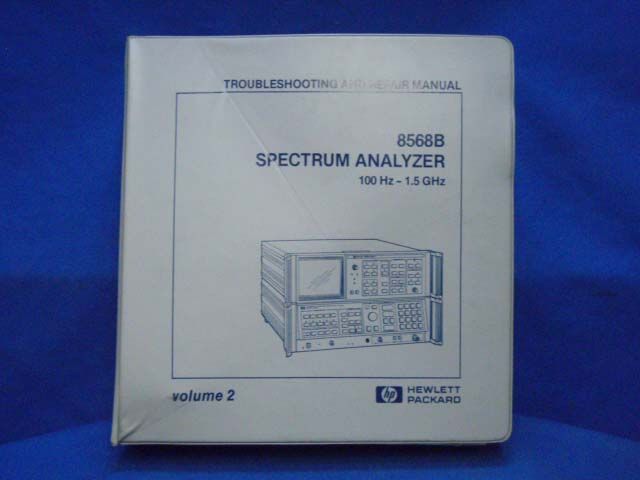 HP 8568B Troubleshooting & Repair Manual Volume 2  