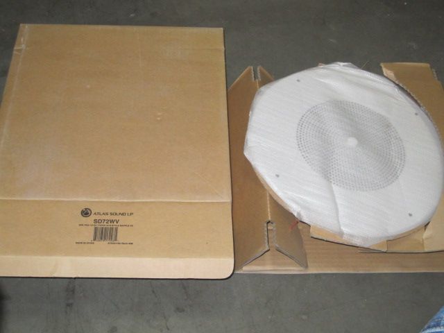 ATLAS SOUND 8 CEILING SPEAKER 5 WATT SD72WV NIB  