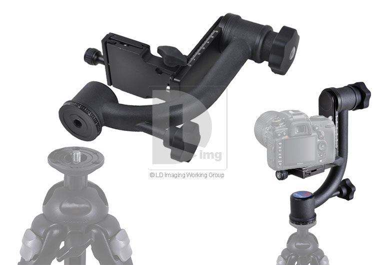 Pro Panoramic Gimbal Head Tripod Bracket Mount DSLR Camcorders PK003