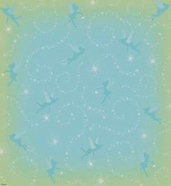 EK Success Disney Tinkerbell Fairy Dust 12x12 Scrapbook Paper NEW 