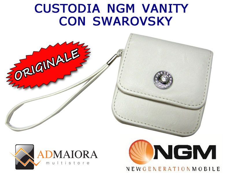 CUSTODIA ORIGINALE IN PELLE NGM VANITY LIMITED EDITION SWAROVSKY 