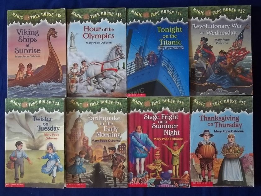 Mary Pope Osborne  LOT OF 15 MAGIC TREE HOUSE BOOKS  TPB #2  