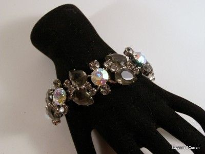 JULIANA AB & Pear Shaped Smoke Rhinestone Bracelet  