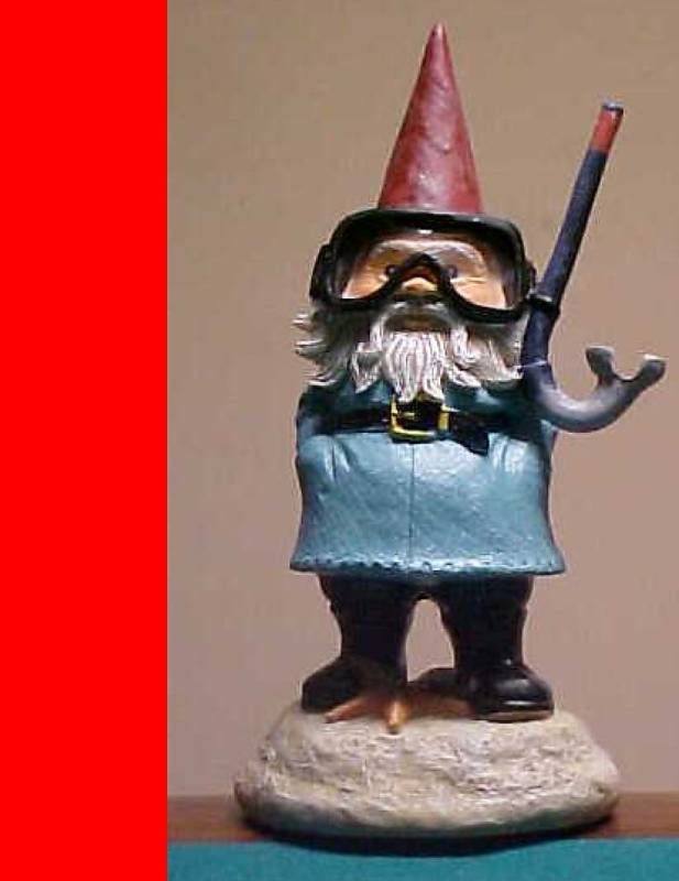 Travelocity Caribbean / Snorkel Roaming Gnome NEW  