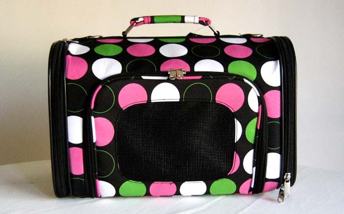 16 Pet Luggage/Carrier Dog/Cat Travel Bag Purse Pink  