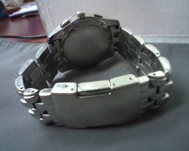  CALIBRE 8700 ECO DRIVE MENS PERP STAINLESS STEELPRE OWNED BAND 