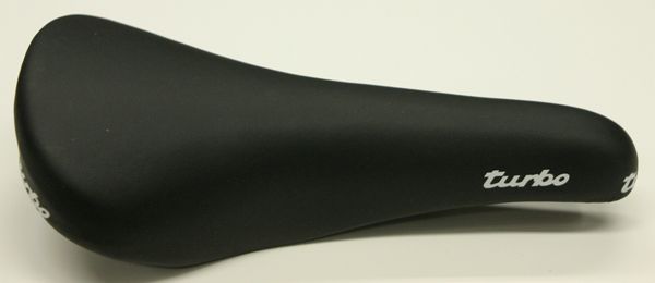 New Re Issue Selle Italia Turbo Saddle Black for Vintage Bikes Vegan 