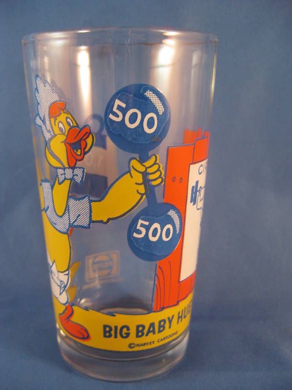 Pepsi Harvey Cartoons Big Baby Huey Glass NICE  