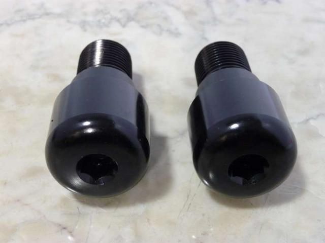 88 97 Yamaha YZF 400 750R 1000R Bar Ends Barends Black  