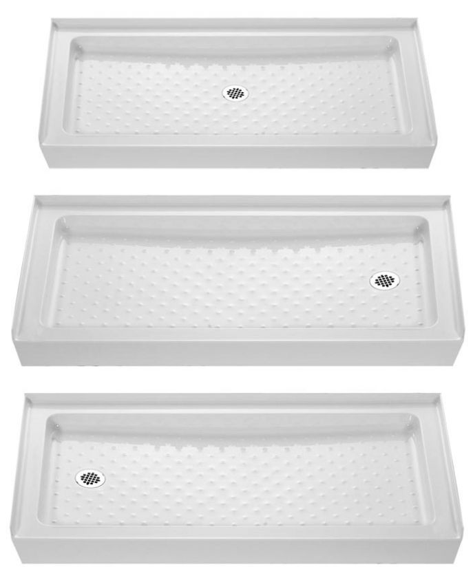 Dreamline  36 X 60 Shower Base And Backwall Kit DL 6174R 00 