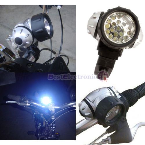 New 21 LED Bike Bicycle Head Light + 5 Led Rear light  