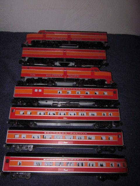 AMERICAN FLYER S.P. DAYLIGHT ABA DIESEL PASSENGER SET  