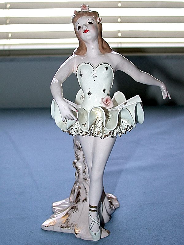   Vintage Florence Ceramics Pasadena, California, Ballerina Figurine