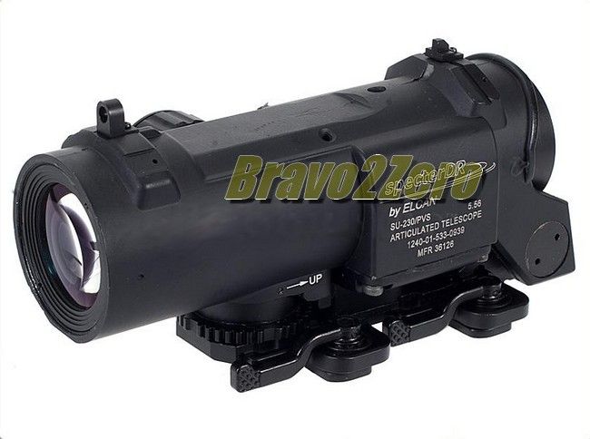   Style 1x / 4x Dual Role Red Illuminated Rifle Scope Black /Sand  