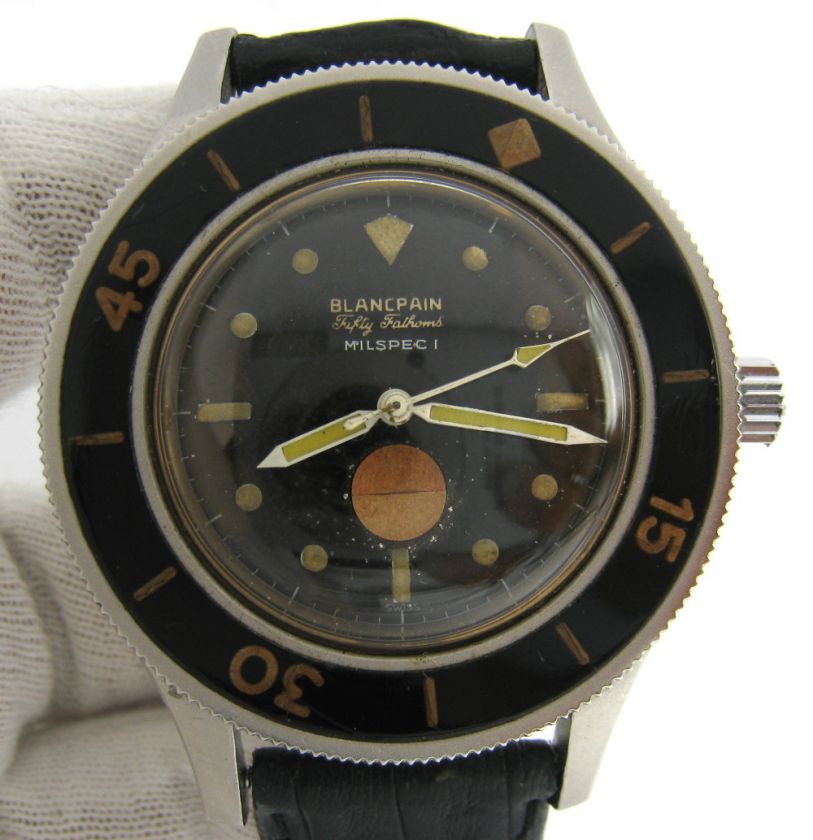   Vintage Blancpain Fifty Fathoms Milspec 1 Automatic Dive Watch  