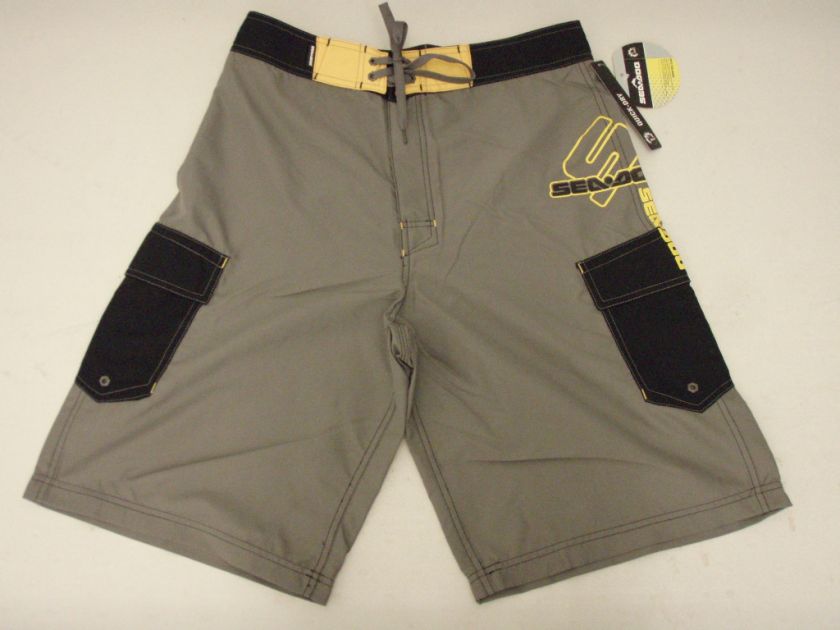 Sea Doo Mens Boardshorts Swim Suit Shorts Sz 30 New  