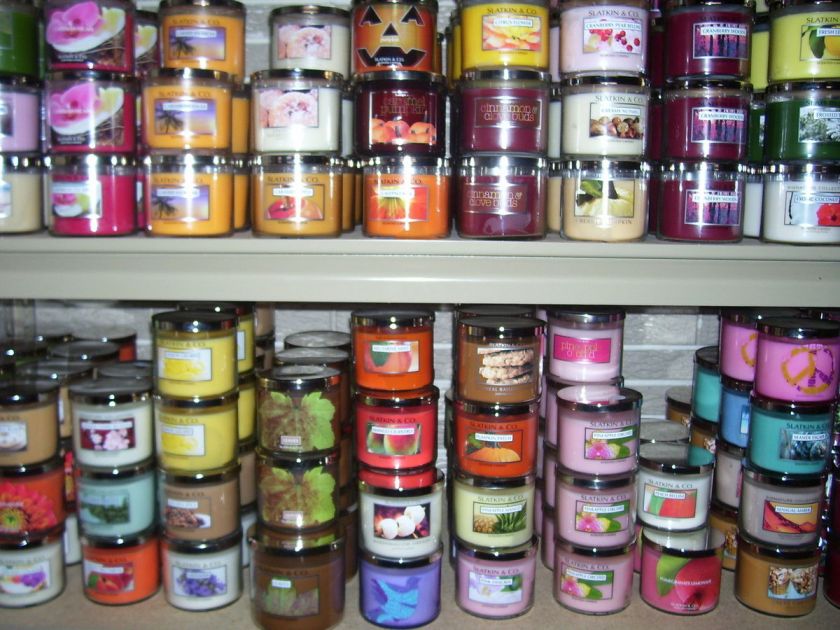 Bath & Body Works Slatkin 3 Wick CANDLE 14.5 oz Large Jar with Lid 