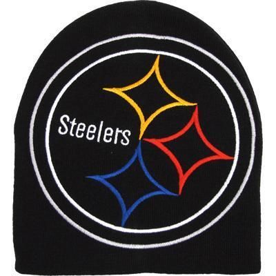 PITTSBURGH STEELERS NFL FOOTBALL LOGO BEANIE HAT NEW  