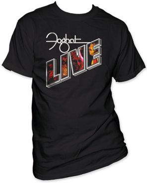 FOGHAT LIVE CONCERT MENS TEE (FOG02)  