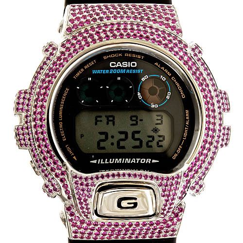 SWAROVSKI CRYSTAL BEZEL for CASIO G SHOCK WATCH DW6900  