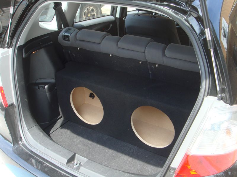 Honda Fit 2009 up Custom Subwoofer Enclosure Sub Box  