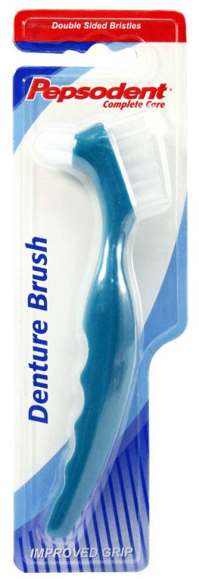 24 PEPSODENT DENTURE BRUSHES DOUBLE SIDED BRISTLES  