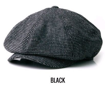 CHECKER herringbone NEWSBOY CABBIE GATSBY GOLF TWEED DRIVING GOLF HAT 