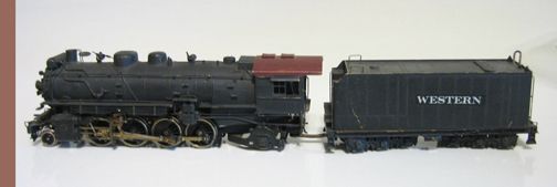   United Western Pacific 2 8 2 MK 60 Mikado Steam Engine + Tender  