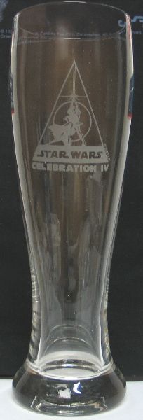 Star Wars Celebration IV Etched Logo 23oz Pilsner Glass  