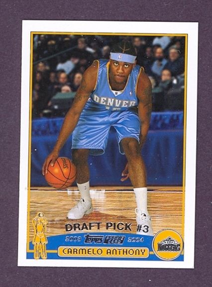 2003 Topps #223 Carmelo Anthony Rookie Nuggets (NM/MT)  