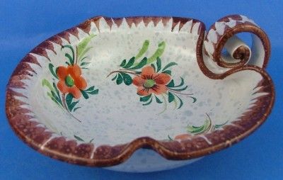 Signed Numbered Handmade Pottery Nappy Candy Nut Dish  