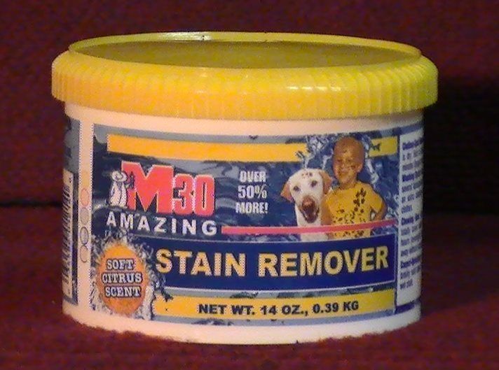 M30 Stain Remover (14oz) 12 Tub Package Tweleve Tub PK  