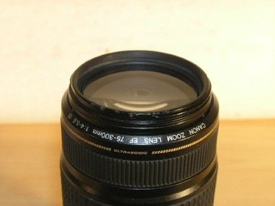 Canon EF 75 300mm F4 5.6 IS Image Stabilized USM Lens  